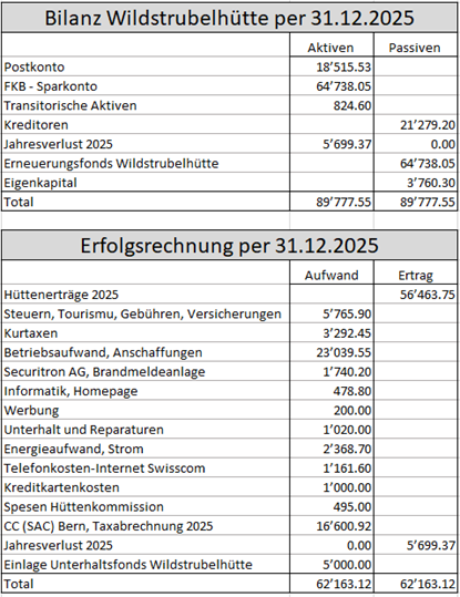 Rechnung und Bilanz 2025